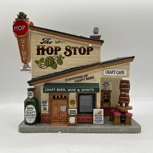 Lemax 2019 The Hop Stop Village Building Porcelain Lighted Building 95485